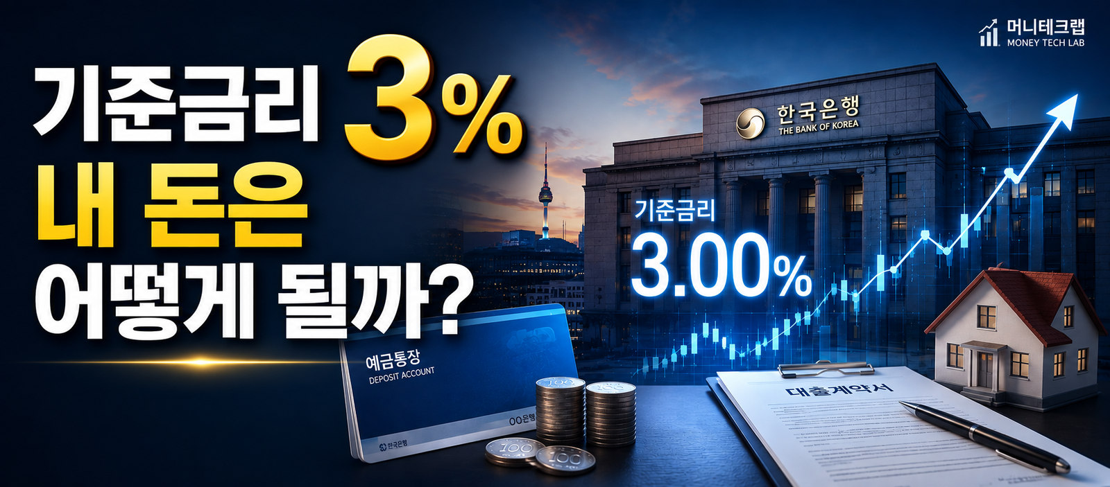 한국은행이 금리를 또 올렸다|기준금리 3% 시대, 내 돈은 어떻게 달라질까?