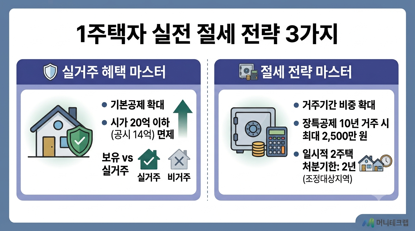 내년부터 바뀌는 부동산 세금, 지금 당장 준비해야 할 1주택자 절세 전략 3가지