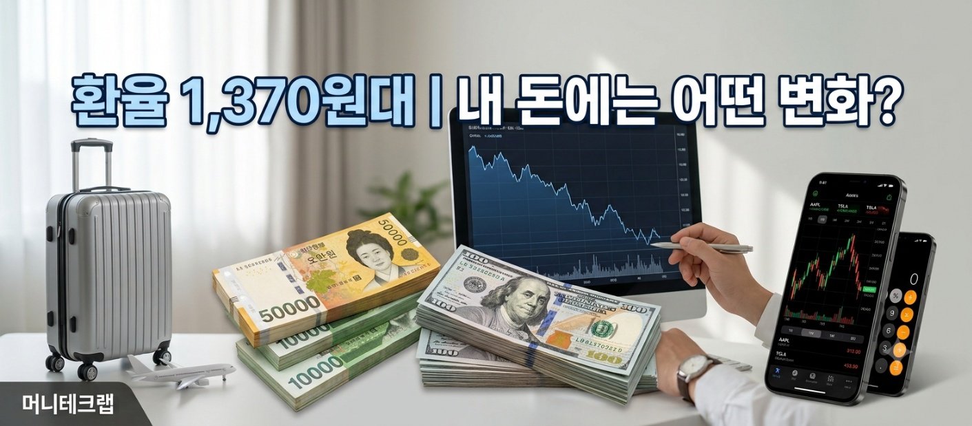 원·달러 환율 1,370원대|환율이 내려가면 내 돈에는 어떤 변화가 생길까?
