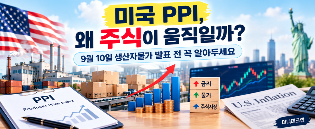 미국 PPI가 뭐길래 주식이 움직일까?| 9월 10일 생산자물가 발표 전 꼭 알아둘 것