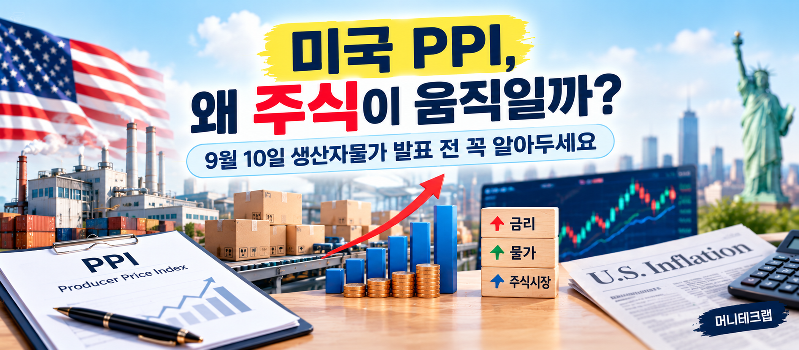미국 PPI가 뭐길래 주식이 움직일까?| 9월 10일 생산자물가 발표 전 꼭 알아둘 것