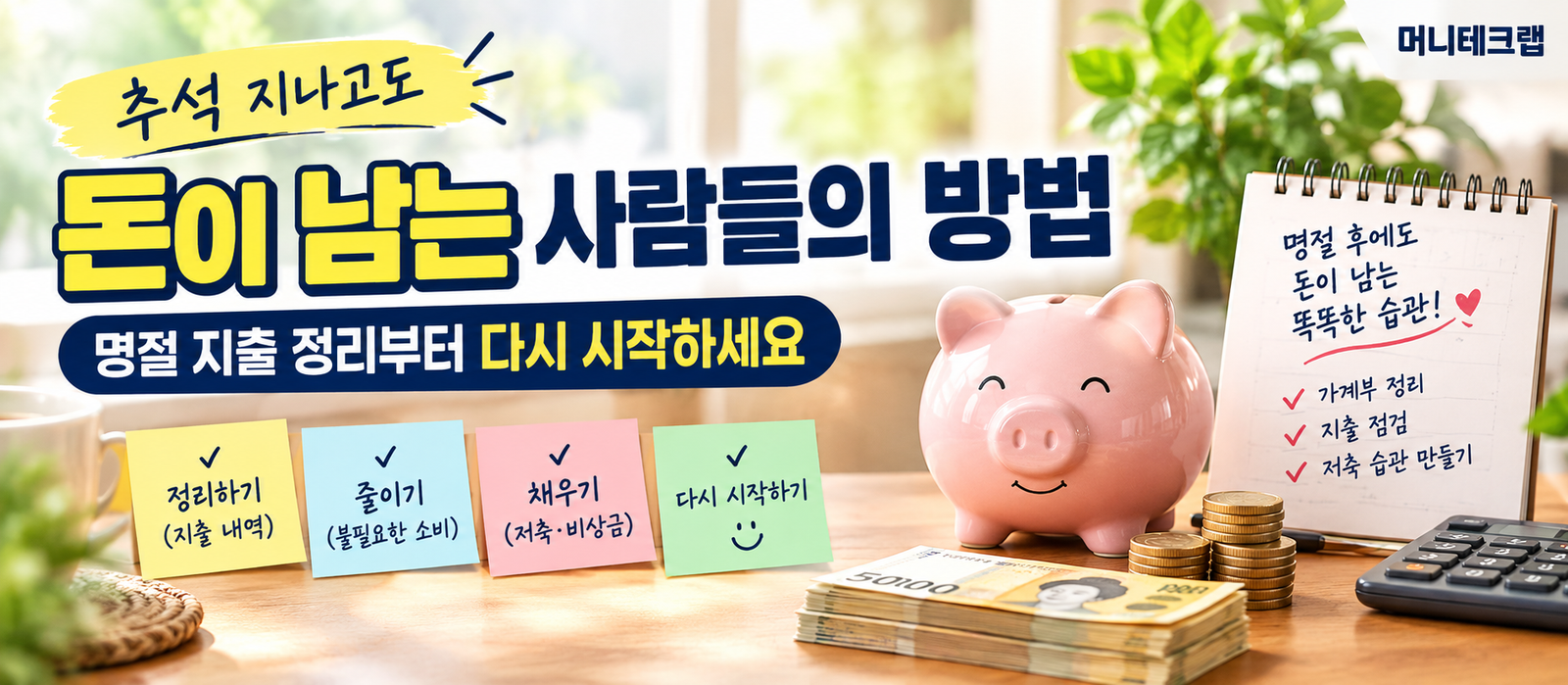 추석 전에 돈 새는 곳부터 막으세요|명절 지출을 줄이는 7가지 방법