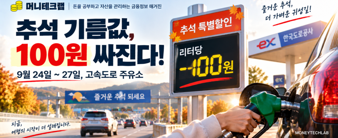 국제유가 100달러 넘었는데 기름값은 왜 안 올릴까?|추석엔 고속도로 주유소 100원 더 싸진다