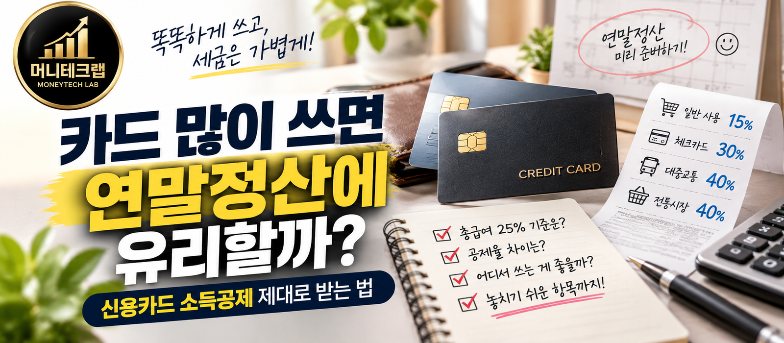 카드 많이 쓰면 무조건 연말정산에 유리할까?｜신용카드 소득공제 제대로 받는 법