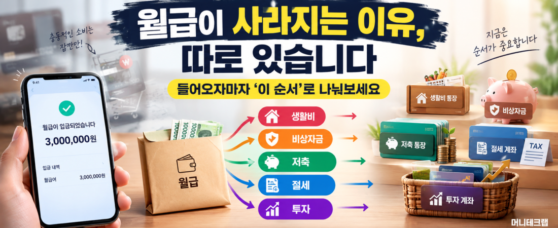 월급 받으면 투자부터?|돈이 모이는 사람들의 순서가 다릅니다
