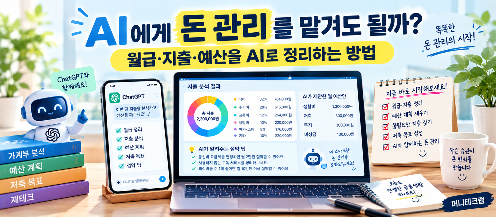 AI에게 돈 관리를 맡겨도 될까?|월급·지출·예산을 AI로 정리하는 방법