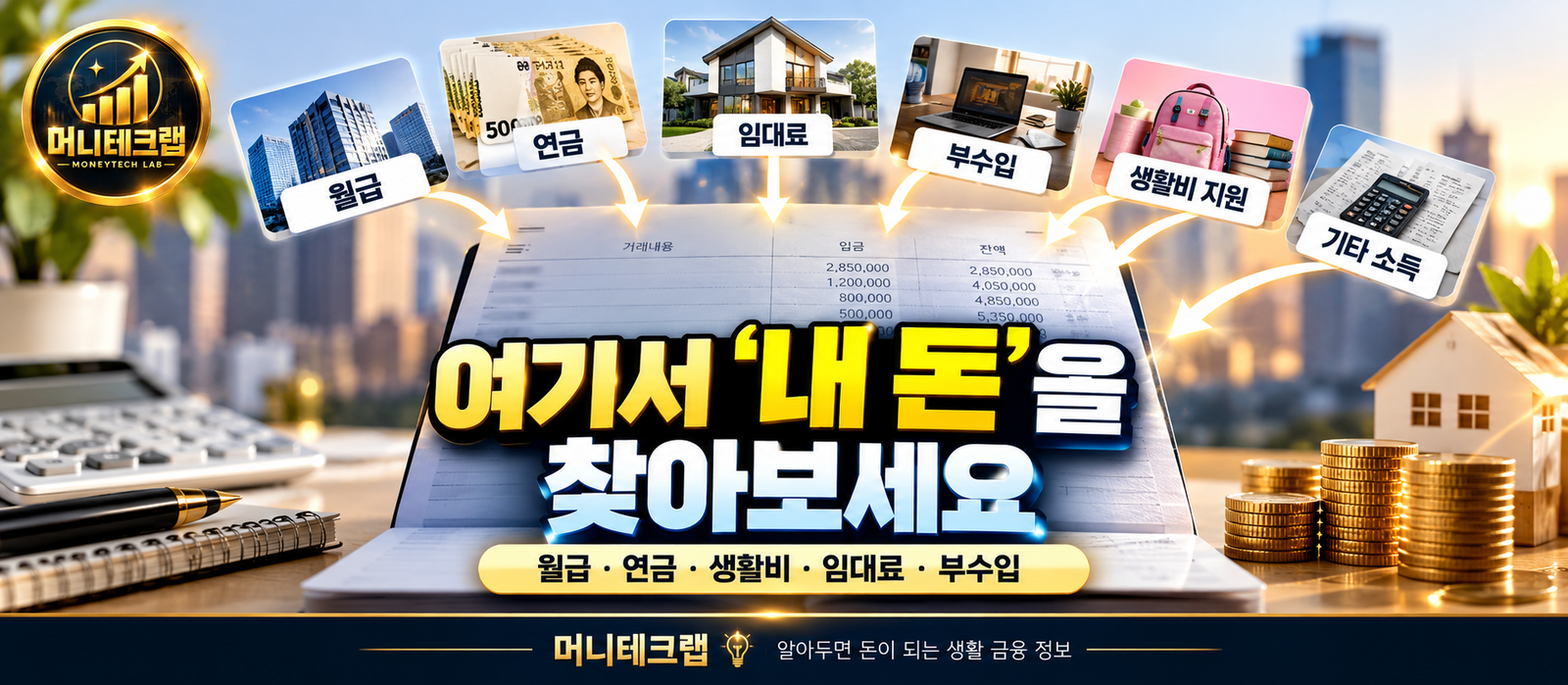 당신 통장에는 매달 어떤 돈이 들어오나요?｜월급만 봤다면 절반만 본 겁니다