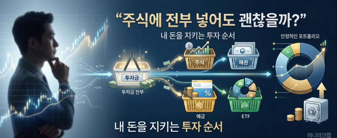 주식만 사면 불안한 이유|내 돈을 어떻게 나눠야 할까?
