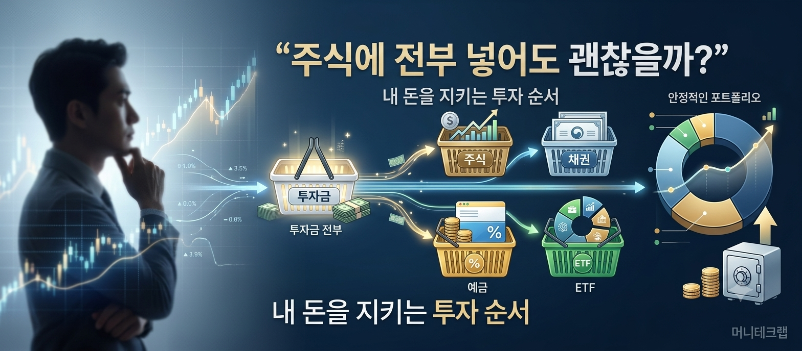 주식만 사면 불안한 이유|내 돈을 어떻게 나눠야 할까?