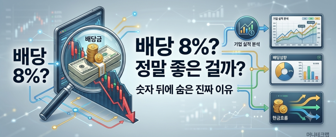 배당주, 배당률만 보고 사면 안 됩니다|좋은 배당주 고르는 법