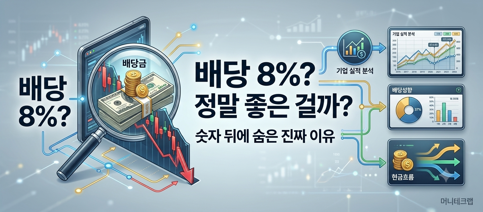 배당주, 배당률만 보고 사면 안 됩니다|좋은 배당주 고르는 법