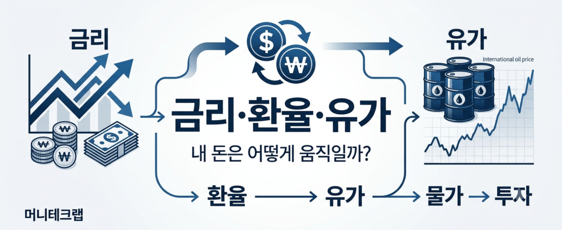 금리·환율·유가가 내 돈에 미치는 영향|2026년 하반기 꼭 알아야 할 경제 흐름