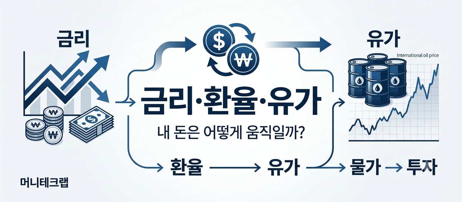 금리·환율·유가가 내 돈에 미치는 영향|2026년 하반기 꼭 알아야 할 경제 흐름