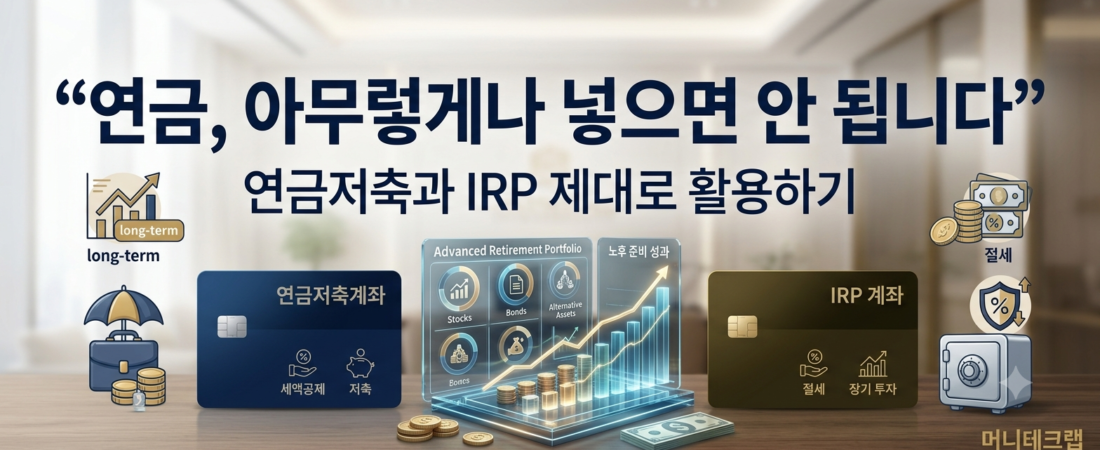 연금저축 vs IRP, 뭐부터 해야 할까?|연말정산부터 노후 준비까지 제대로 알아보기