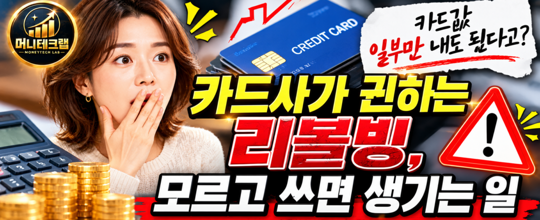 카드값 일부만 내도 된다고?|카드사가 권하는 리볼빙, 모르고 쓰면 생기는 일
